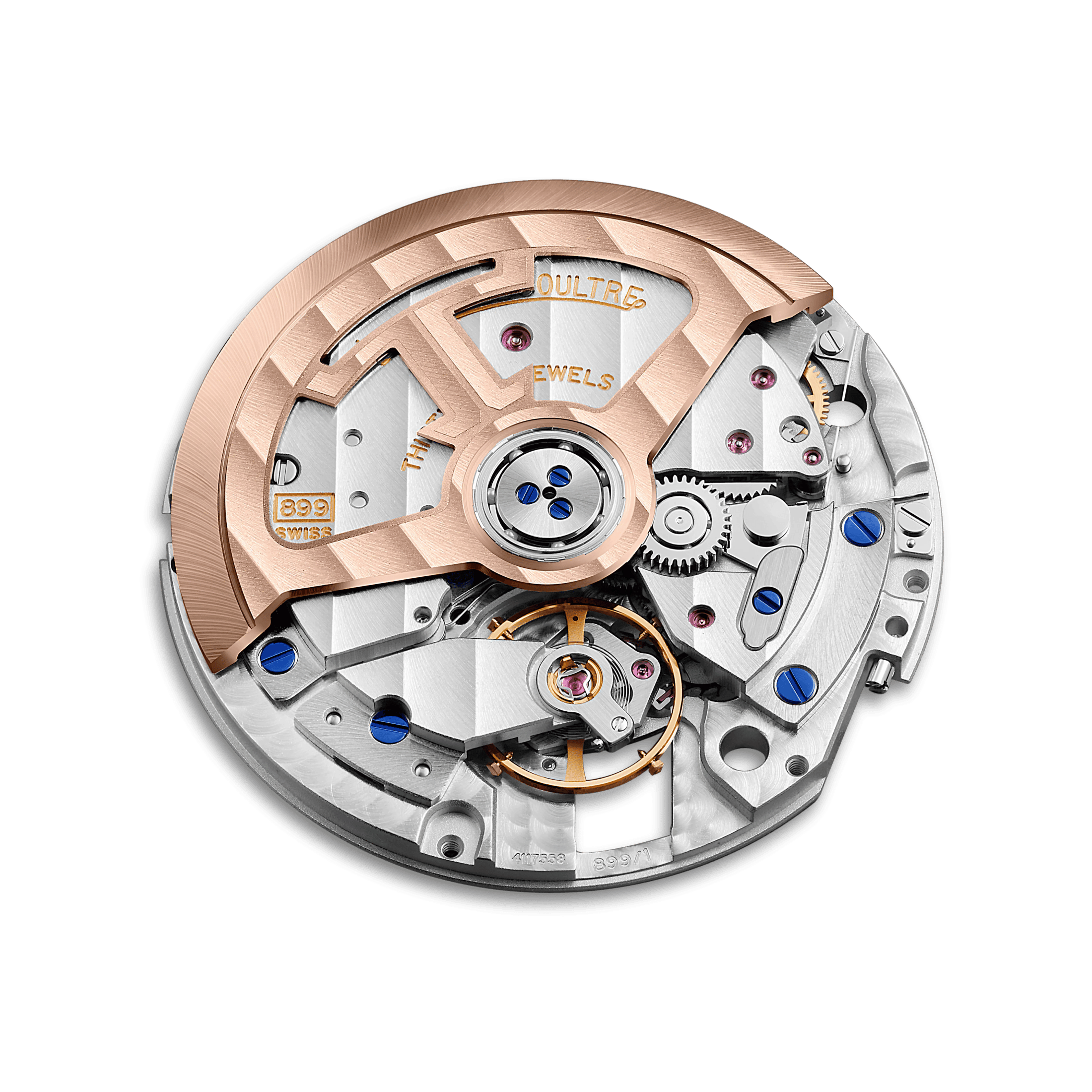 Montre Jaeger-LeCoultre Master Ultra Thin Date automatique cadran bleu bracelet cuir d'alligator 39 mm