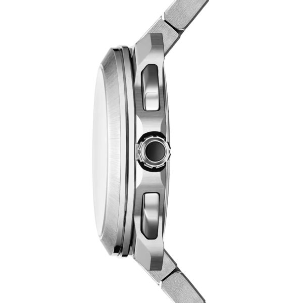 Montre Bulgari Octo Roma Chronographe automatique cadran noir bracelet acier 42 mm 103471