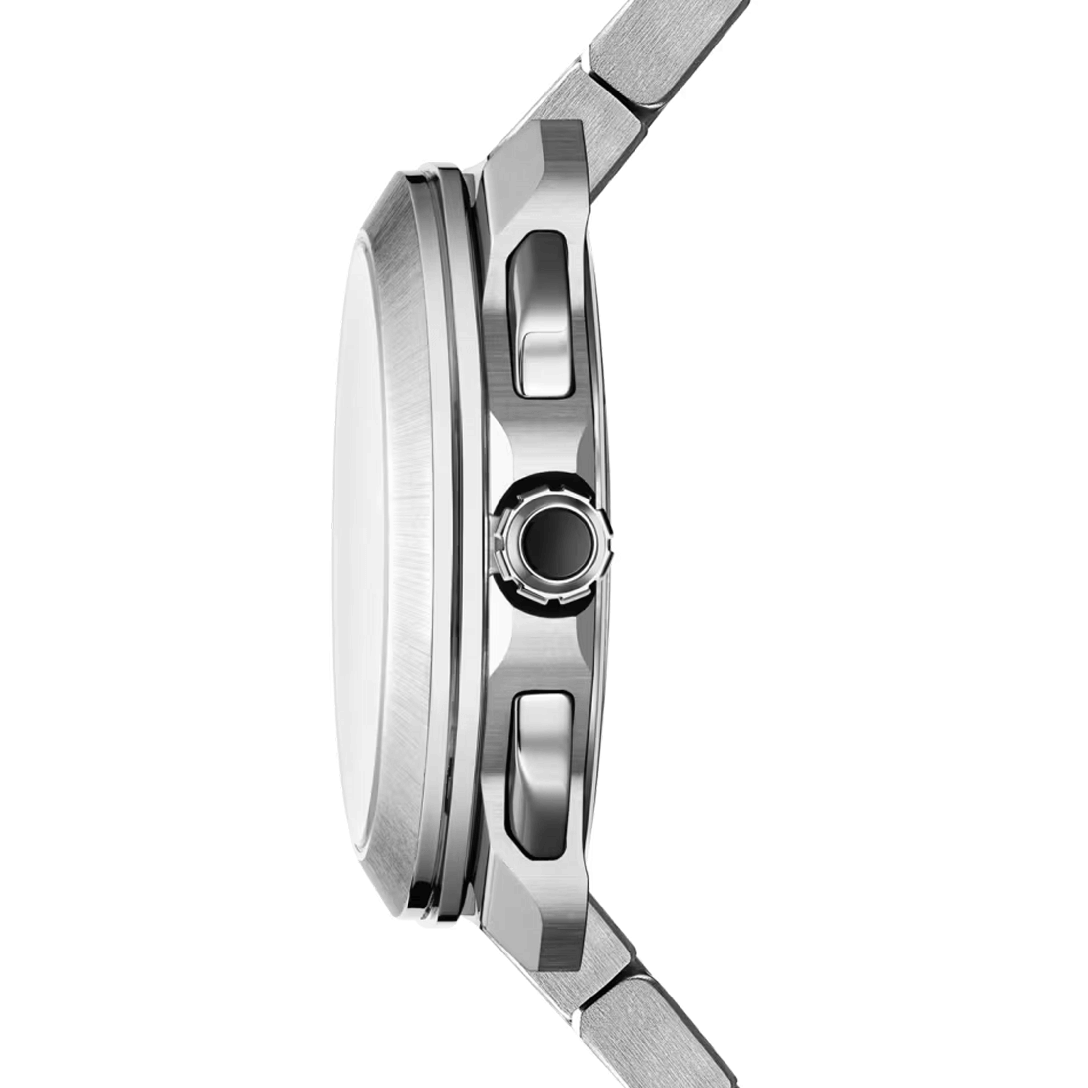 Montre Bulgari Octo Roma Chronographe automatique cadran noir bracelet acier 42 mm 103471