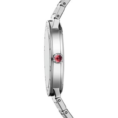 Montre Bulgari Bvlgari Bvlgari Lady quartz cadran argenté bracelet acier 33 mm 103575