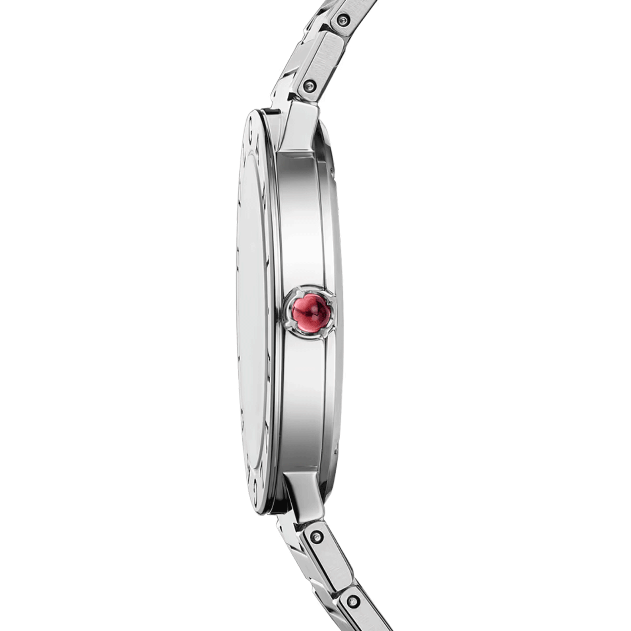 Montre Bulgari Bvlgari Bvlgari Lady quartz cadran argenté bracelet acier 33 mm 103575
