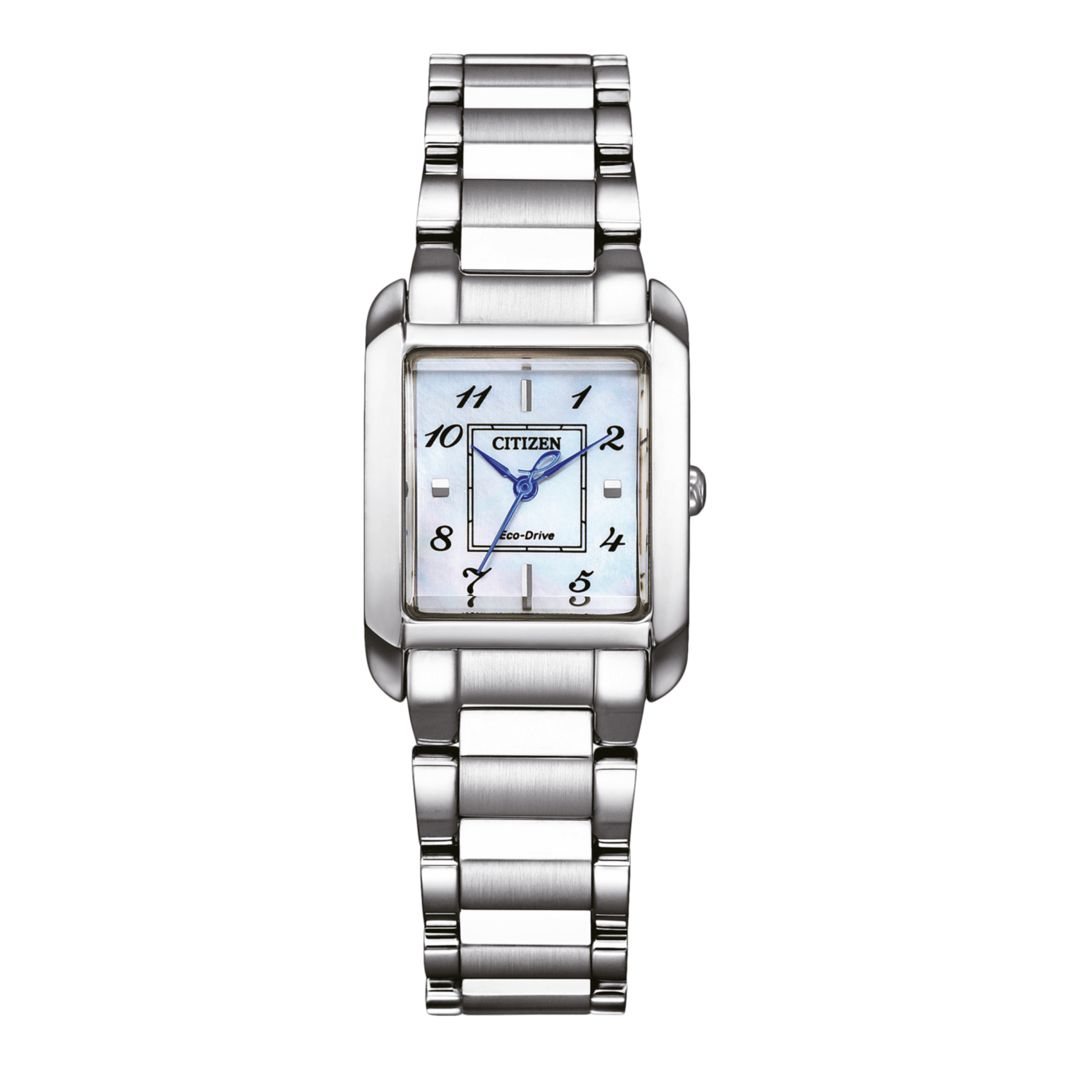 Citizen Ladies Eco-Drive mother-of-pearl dial steel bracelet 21,5 x 28,4 mm