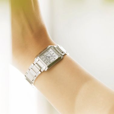 Citizen Ladies Eco-Drive mother-of-pearl dial steel bracelet 21,5 x 28,4 mm