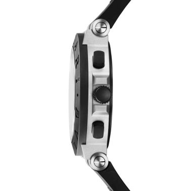 Montre Bulgari Bvlgari Aluminium Chronographe automatique cadran noir bracelet caoutchouc noir 41 mm 103868