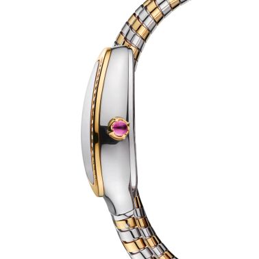 Bulgari Serpenti Tubogas S quartz watch steel and yellow gold bracelet 35 mm 103797