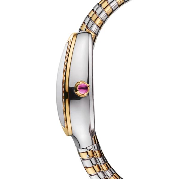 Bulgari Serpenti Tubogas S quartz watch steel and yellow gold bracelet 35 mm 103797