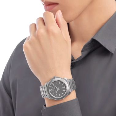 Bulgari Octo Roma automatic watch anthracite dial steel bracelet 41 mm 103740