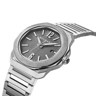 Bulgari Octo Roma automatic watch anthracite dial steel bracelet 41 mm 103740