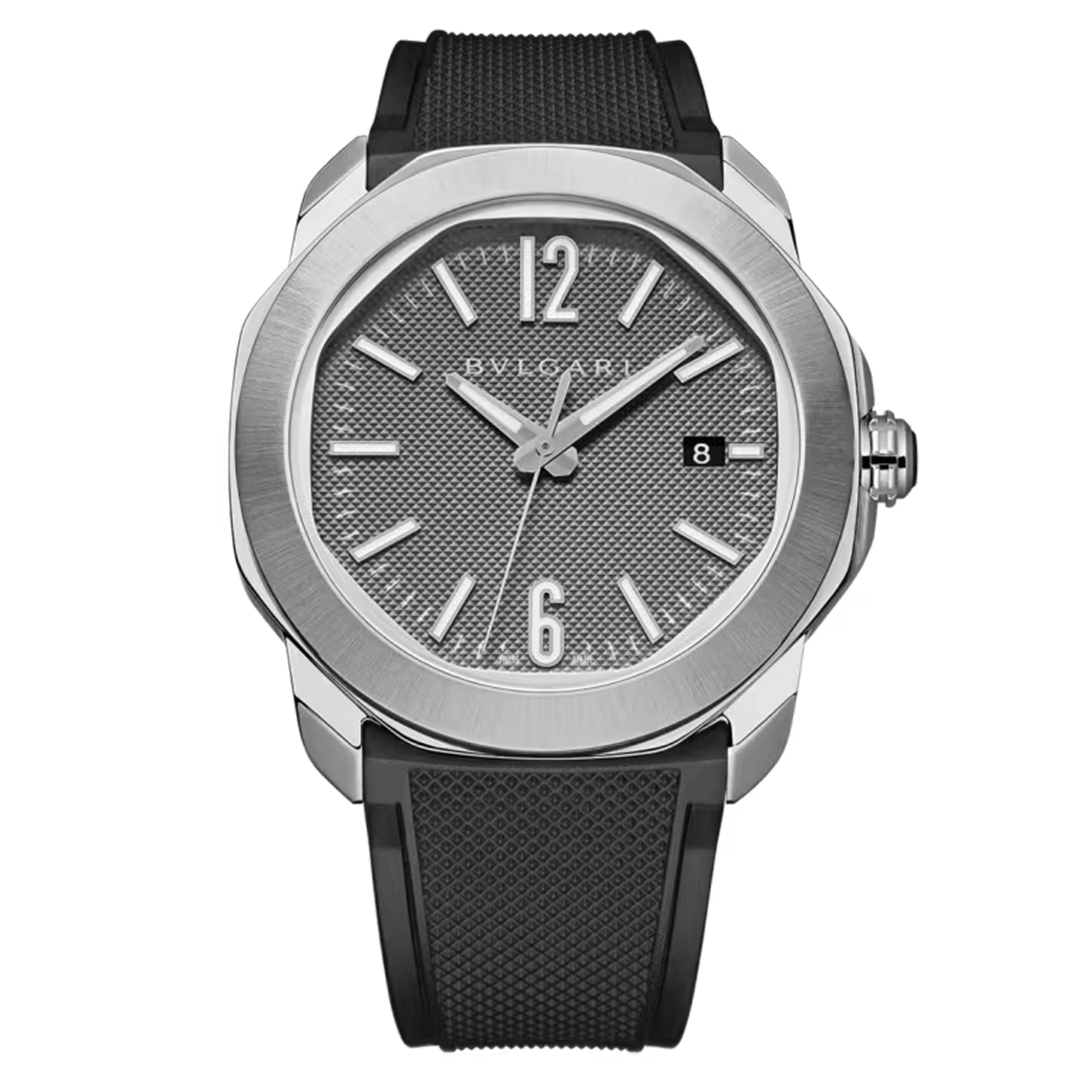 Bulgari Octo Roma automatic watch anthracite dial steel bracelet 41 mm 103740