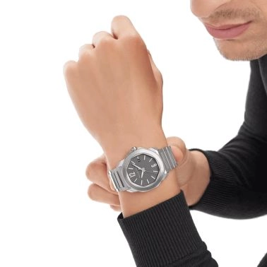 Bulgari Octo Roma automatic watch anthracite dial steel bracelet 41 mm 103740