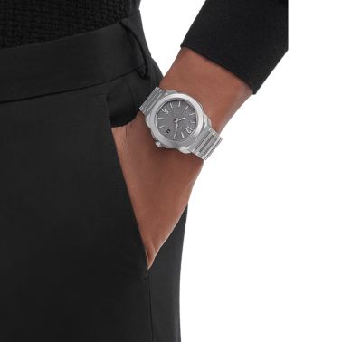 Montre Bulgari Octo Roma automatique cadran anthracite bracelet acier 41 mm 103740