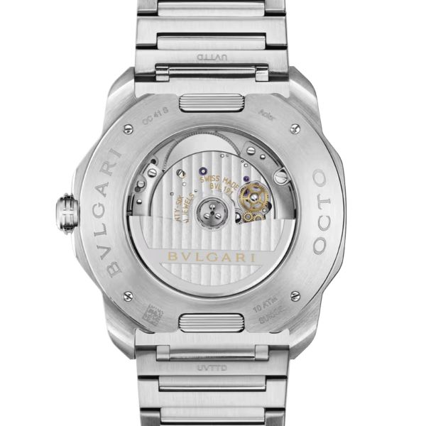 Montre Bulgari Octo Roma automatique cadran anthracite bracelet acier 41 mm 103740