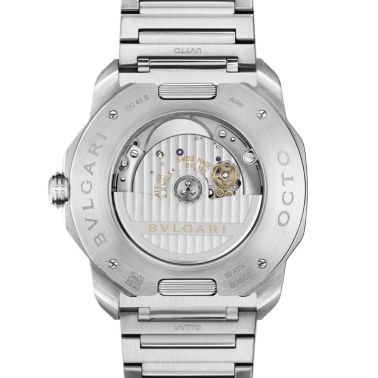 Montre Bulgari Octo Roma automatique cadran bleu bracelet acier 41 mm 103739