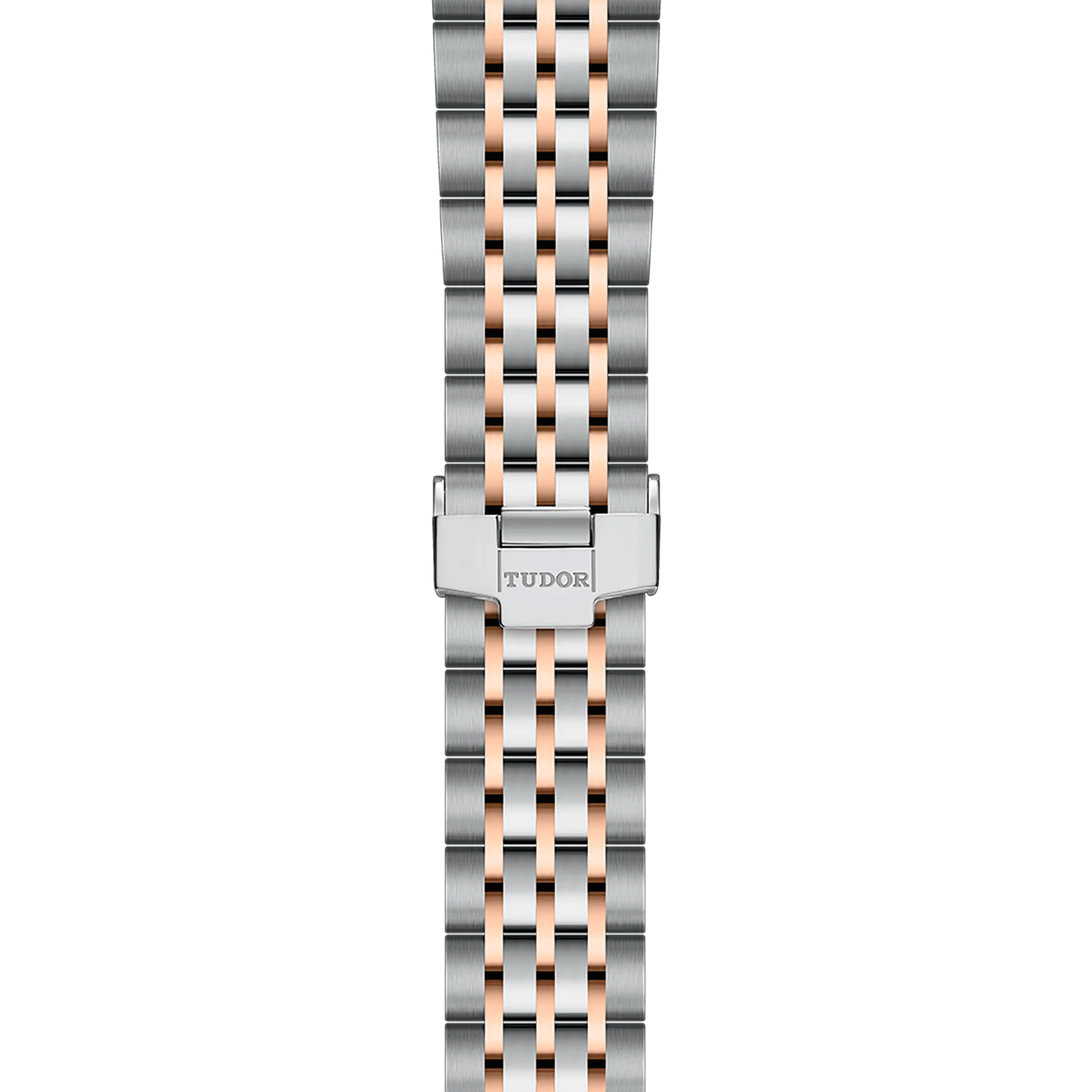 Tudor 1926 automatic watch diamond hour markers rose gold bezel silver dial steel and rose gold bracelet 36 mm M91451-0002