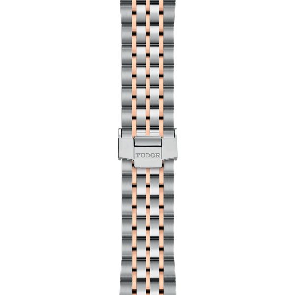 Tudor 1926 automatic watch rose gold bezel black dial steel and rose gold bracelet 39 mm M91551-0003