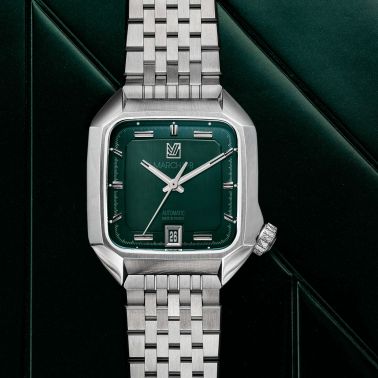 Montre March LA.B AM2 Slim Automatique Grall bracelet acier 36 mm