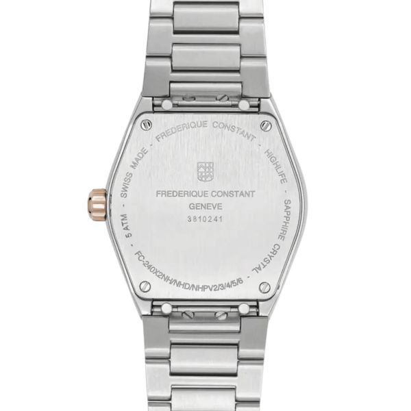 Frédérique Constant Highlife Ladies quartz mother-of-pearl dial with diamonds steel bracelet 31 mm