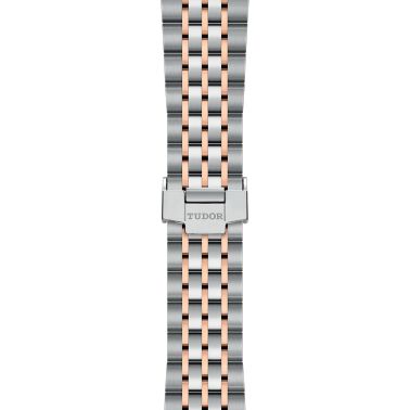 Tudor 1926 automatic watch rose gold bezel silver dial steel and rose gold bracelet 41 mm M91651-0001