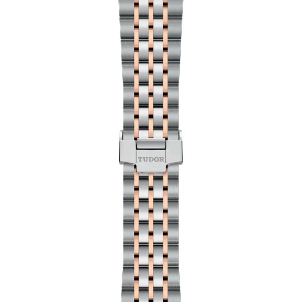 Tudor 1926 automatic watch rose gold bezel silver dial steel and rose gold bracelet 41 mm M91651-0001