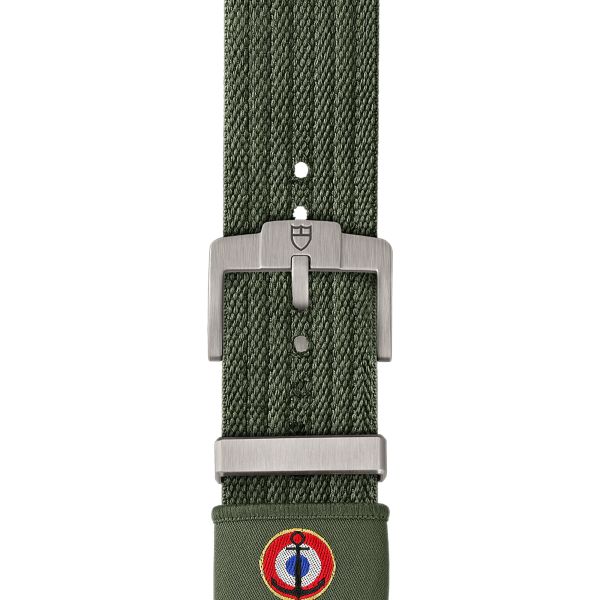 Tudor Pelagos FXD Marine Nationale GMT automatic watch green fabric strap 42 mm M2542G247NU-0002