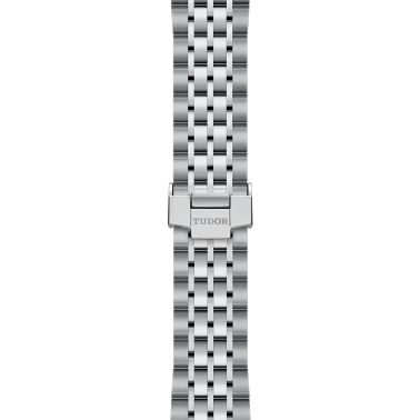 Tudor 1926 automatic watch diamond hour markers rose gold hands silver dial steel bracelet 39 mm M91550-0004