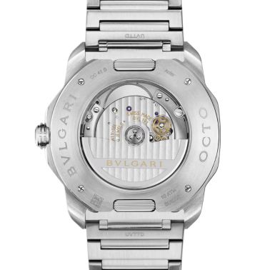 Bulgari Octo Roma automatic watch white dial steel bracelet 41 mm 103738