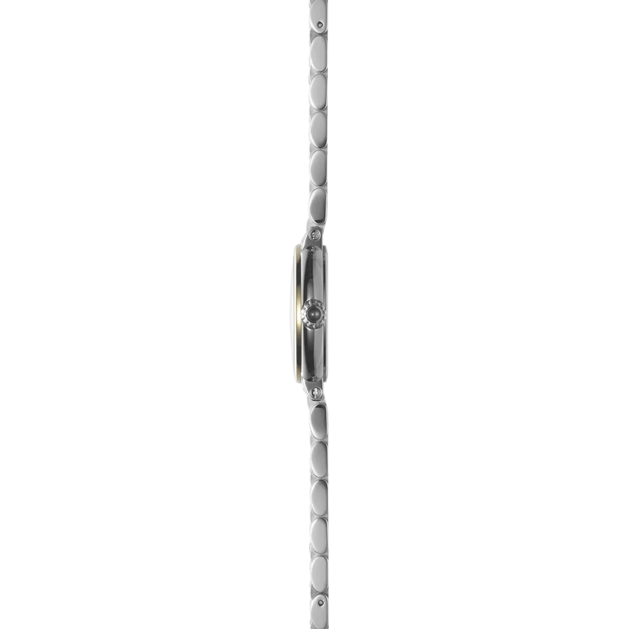 Herbelin Galet quartz silver dial steel bracelet 28 mm