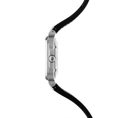 Montre Herbelin Cap Camarat Square Automatique cadran vert bracelet caoutchouc 39 x 39 mm