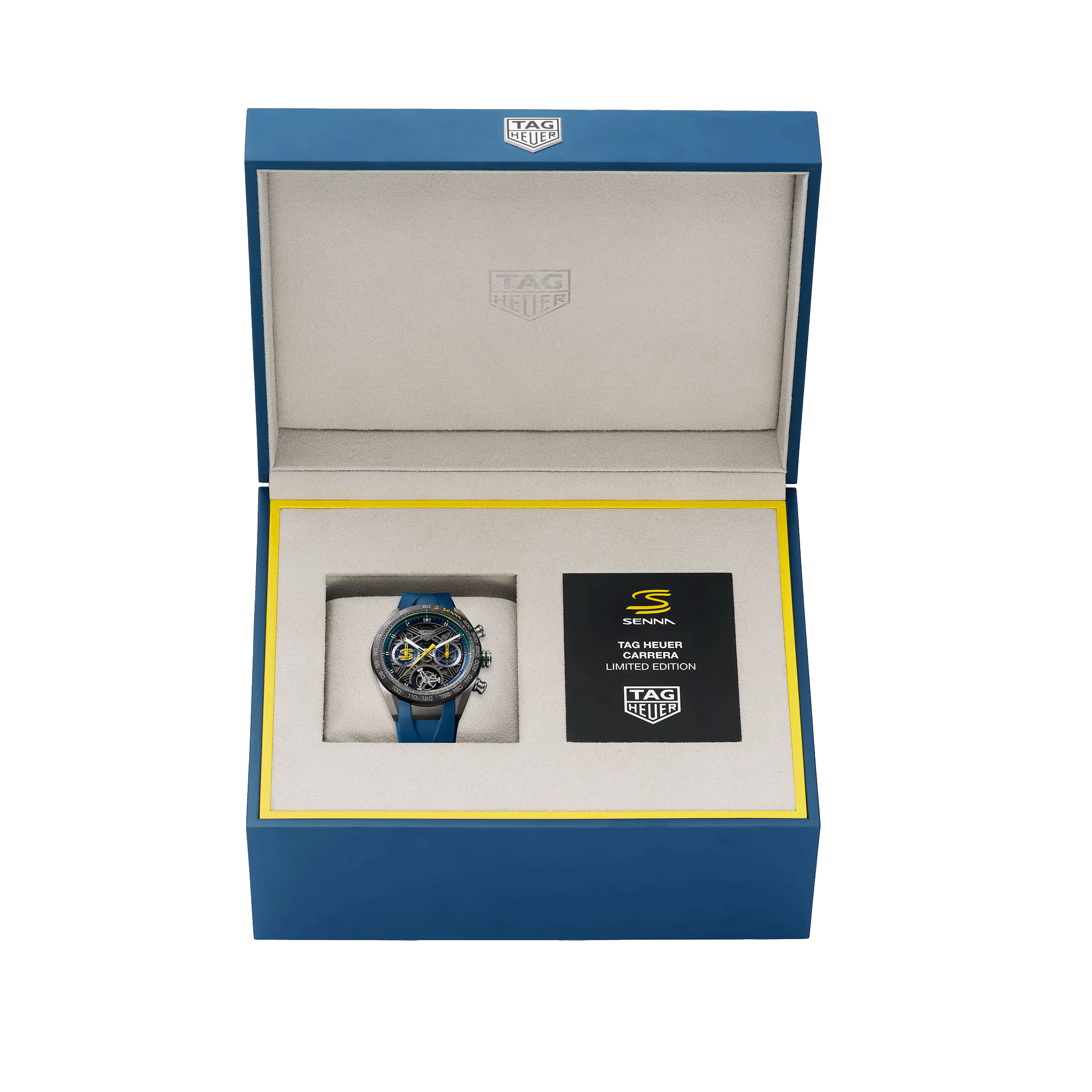 Montre TAG Heuer Carrera Extreme Sport Chronographe Tourbillon x Senna 44 CBU5081.FT6274