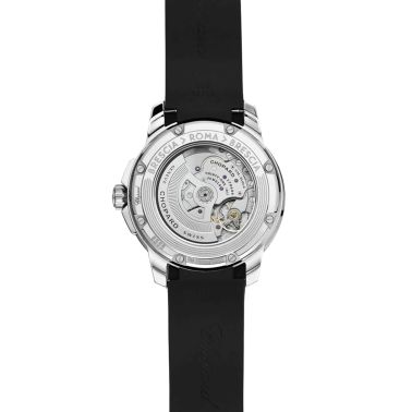 Montre Chopard Classic Racing Mille Miglia automatique cadran noir bracelet caoutchouc noir 43 mm 168565-3001