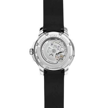 Montre Chopard Classic Racing Mille Miglia automatique cadran noir bracelet caoutchouc noir 43 mm 168565-3001