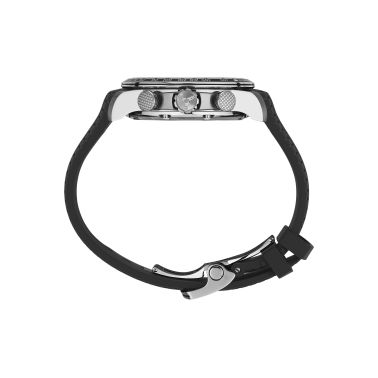 Montre Chopard Mille Miglia GTS Chronographe automatique cadran noir bracelet caoutchouc noir 44 mm 168571-3001