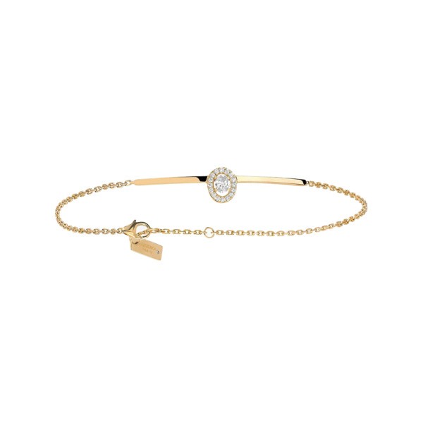 Bracelet Messika Glam'Azone en or jaune et diamants