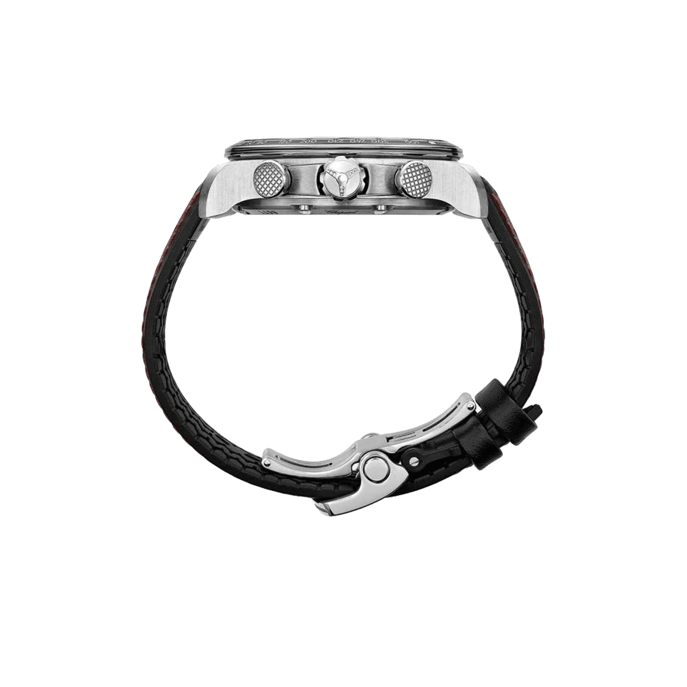 Montre Chopard Mille Miglia Chronographe Race Edition automatique cadran gris bracelet caoutchouc noir 44 mm 168571-3009