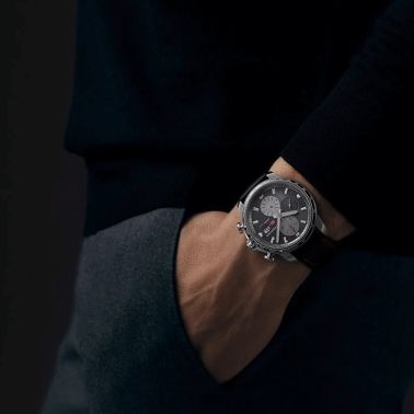 Chopard Mille Miglia Chronograph Race Edition automatic watch grey dial black rubber strap 44 mm 168571-3009