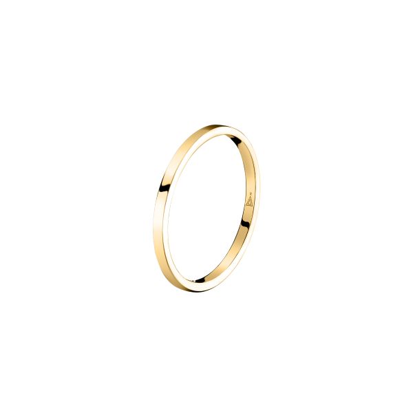Alliance femme Lepage Emoi ruban bombé confort en or jaune 2 mm