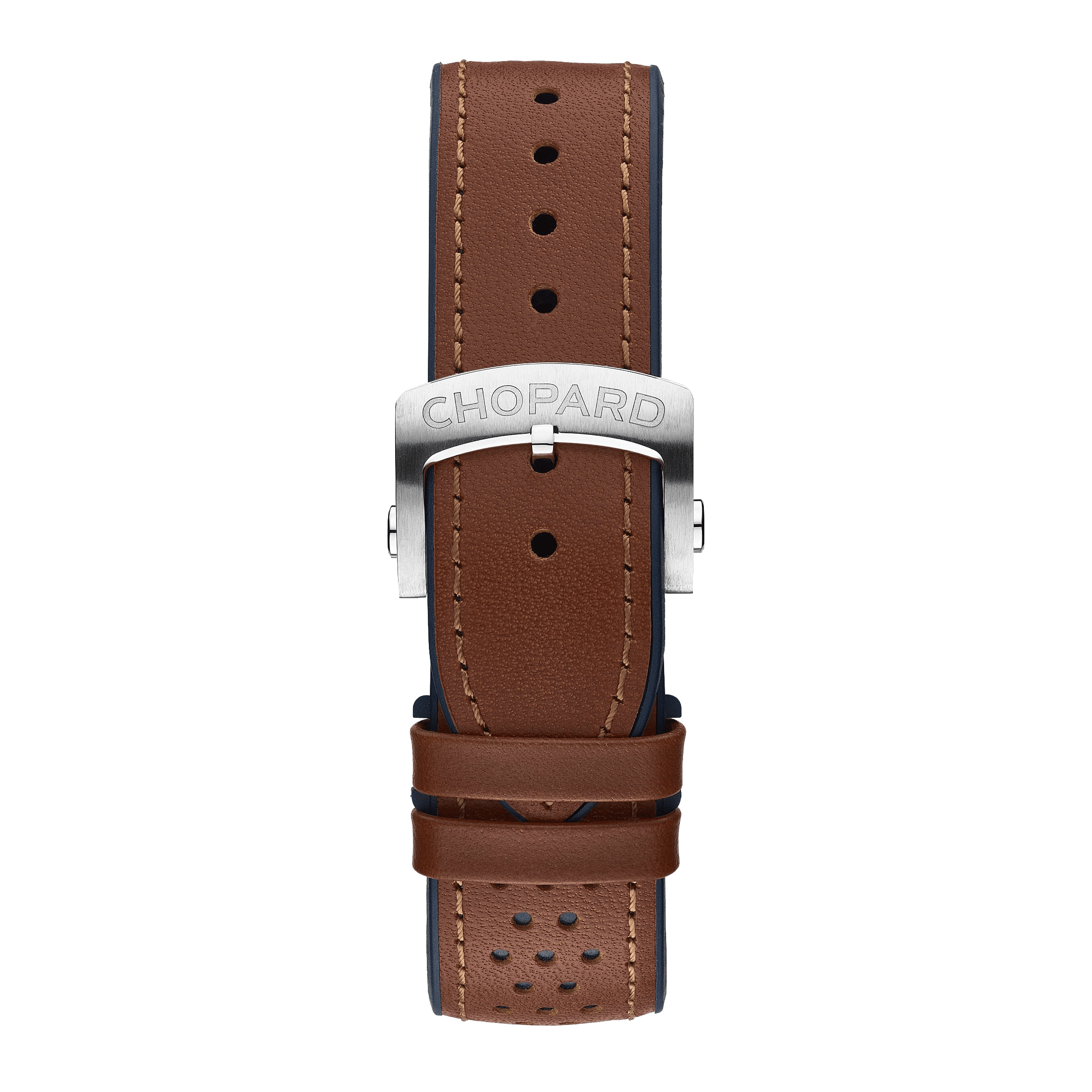 Montre Chopard Mille Miglia Chronographe Race Edition Or Rose automatique cadran gris bracelet cuir marron 44 mm 168571-6004