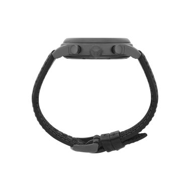 Montre Chopard Mille Miglia Race Edition Chronographe automatique cadran noir bracelet cuir noir 42 mm 168589-3028