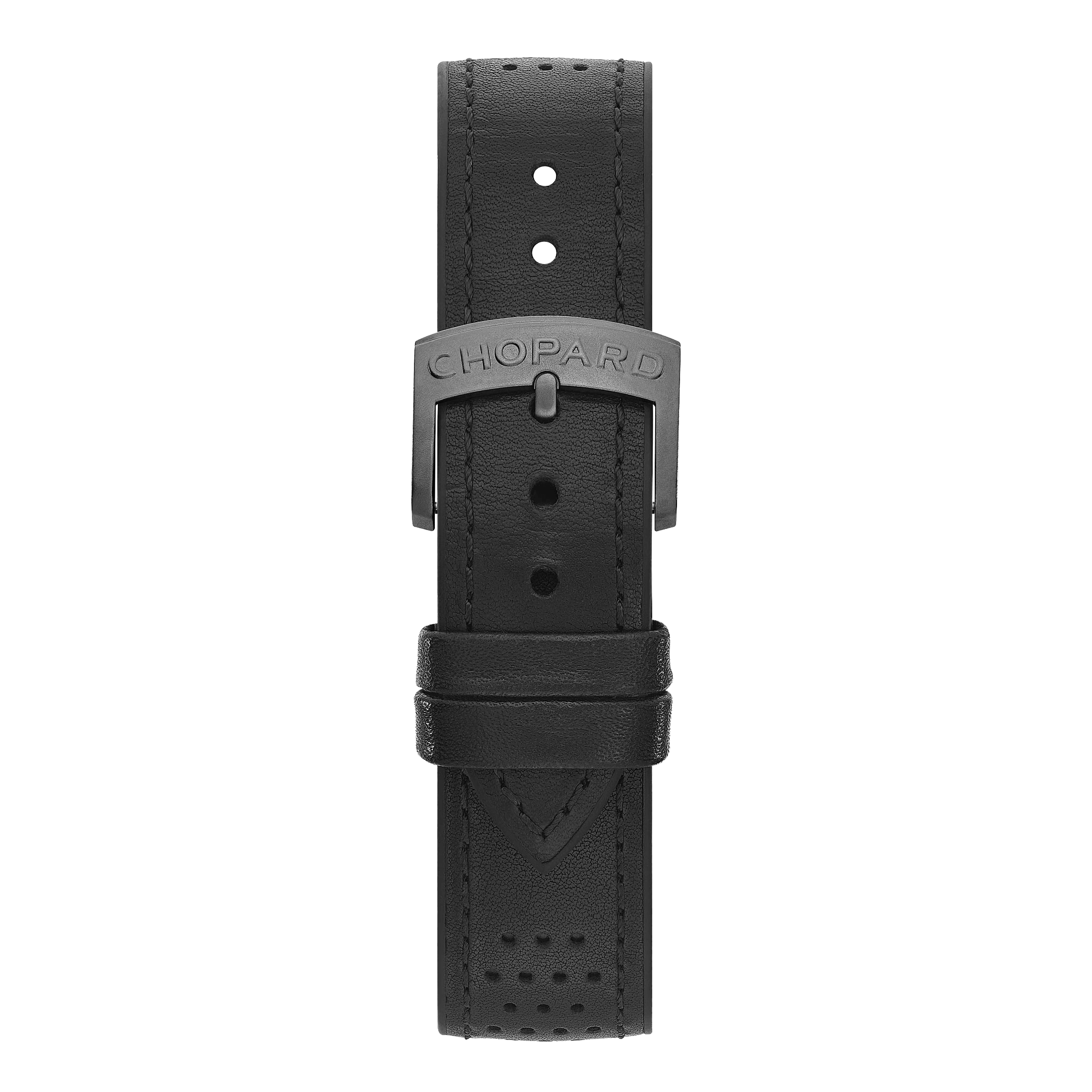 Montre Chopard Mille Miglia Race Edition Chronographe automatique cadran noir bracelet cuir noir 42 mm 168589-3028