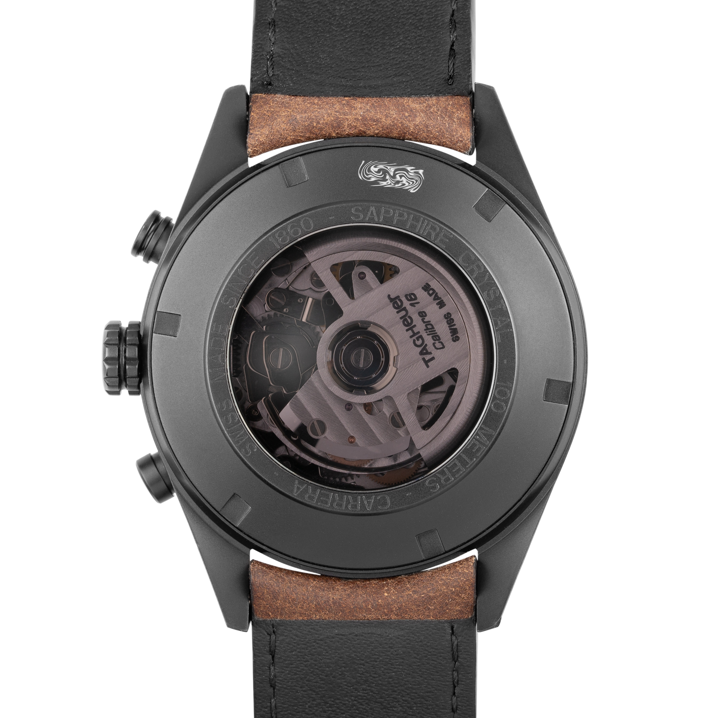 TAG Heuer Carrera Calibre 16 Day-Date Titanium Ref CV2A84.FC6394 automatic Full Set 2017 43 mm