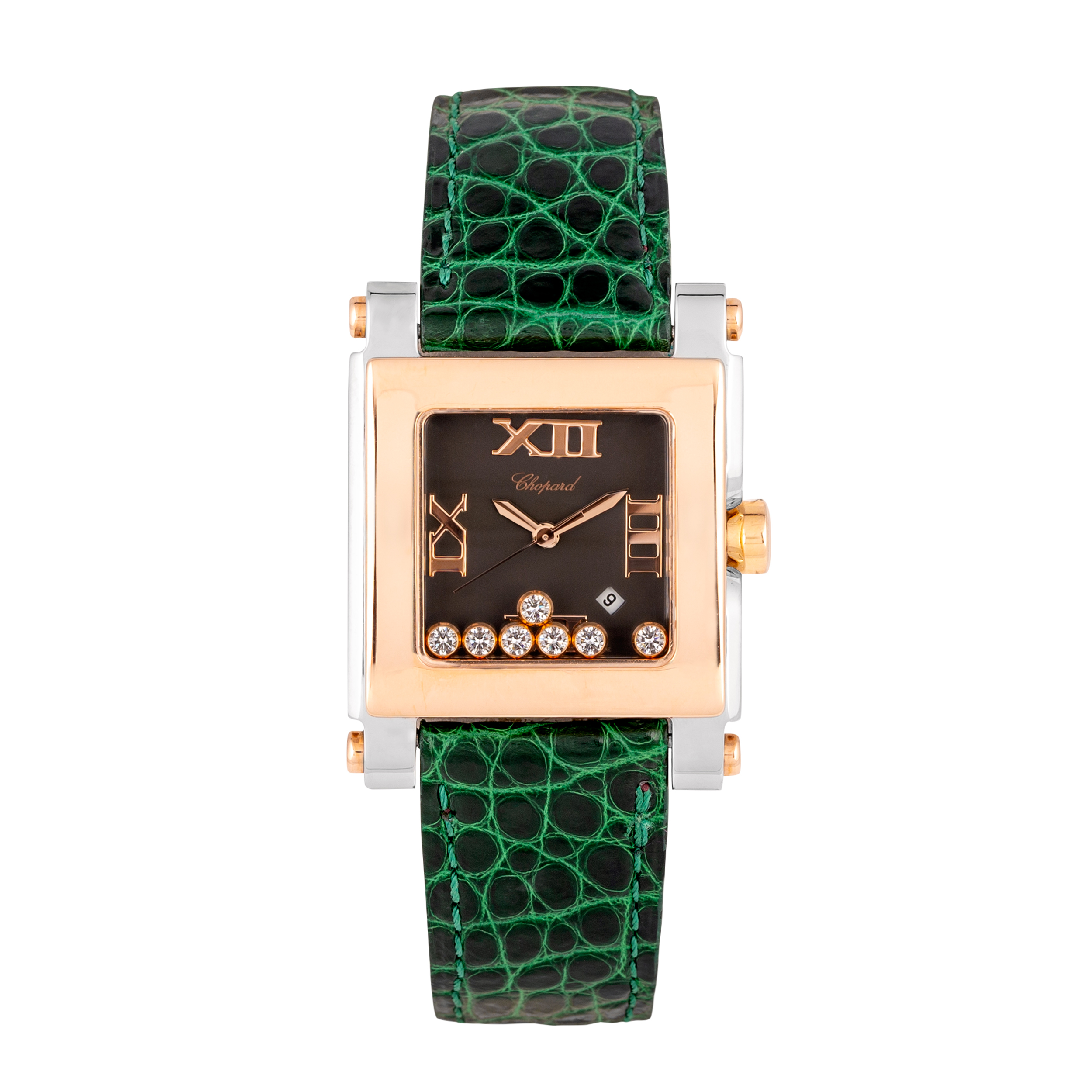 Pre-Owned Chopard Happy Sport Square Medium 278497 - Lepage