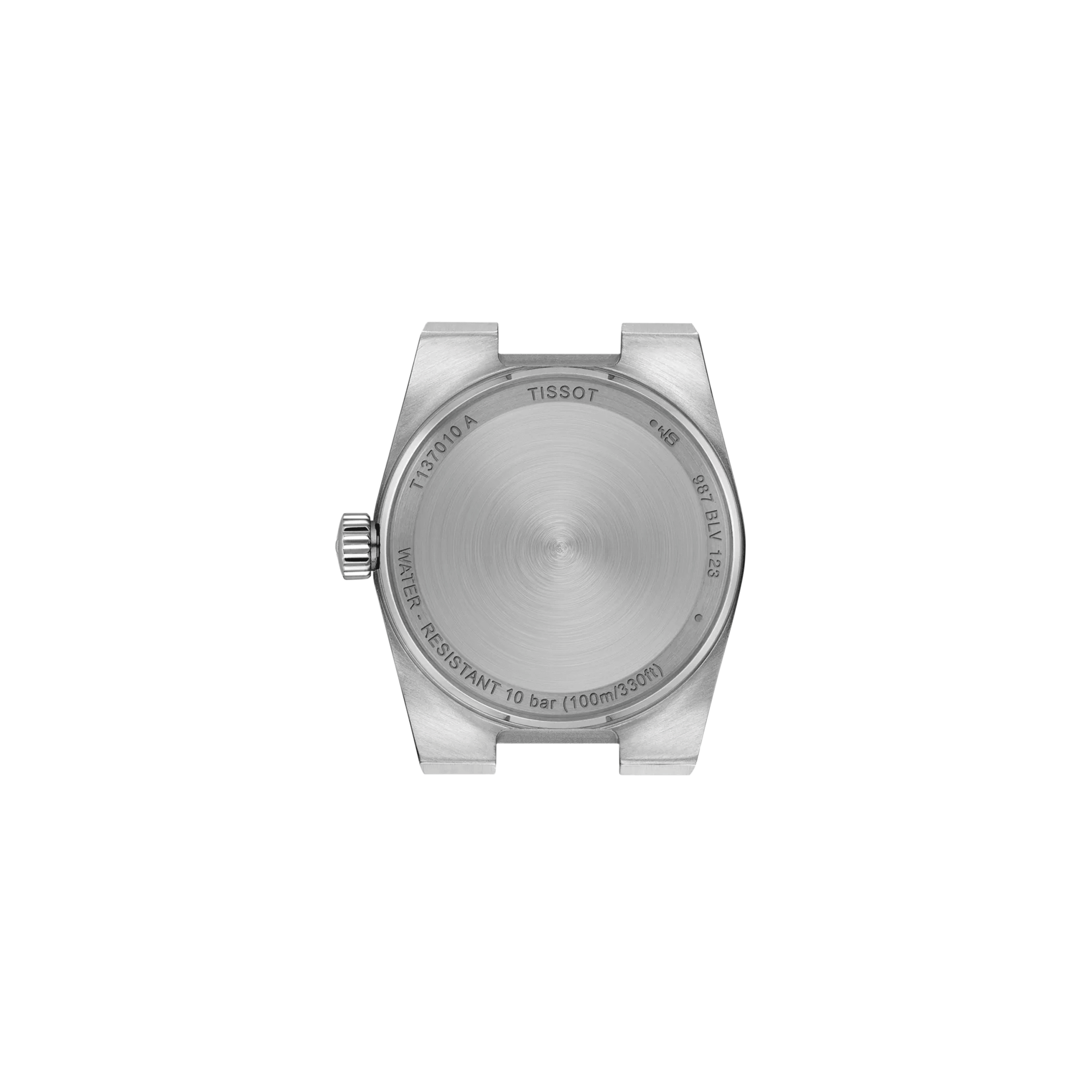 Tissot PRX quartz watch white mother-of-pearl dial steel bracelet 25 mm T137.010.11.111.00