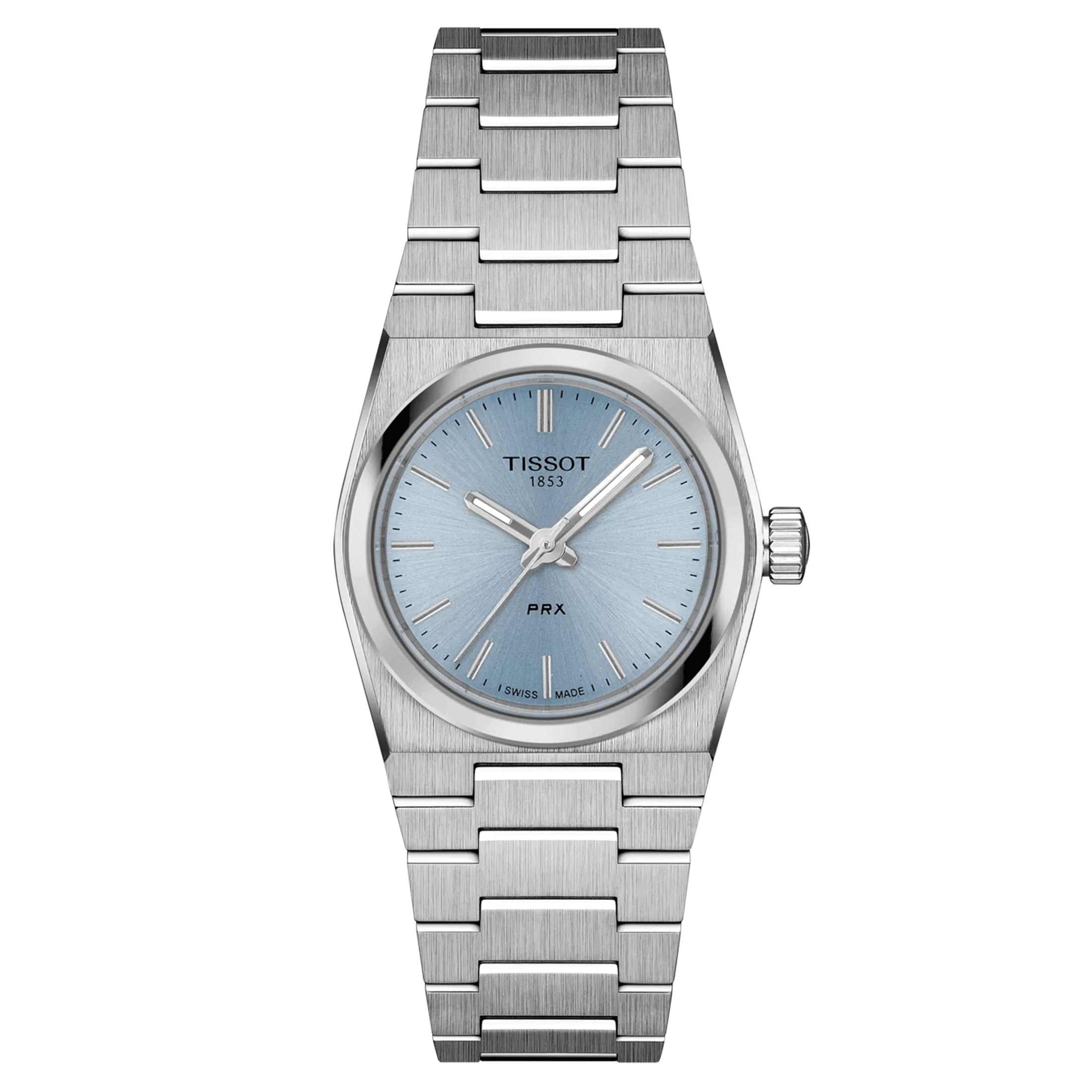 Montre Tissot PRX quartz cadran bleu bracelet acier 25 mm T137.010.11.351.00