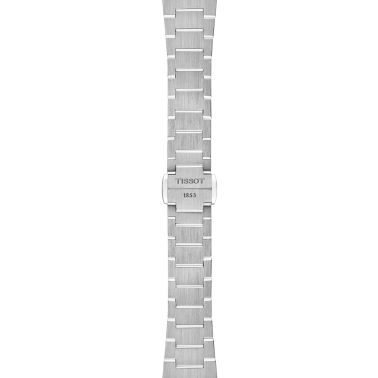 Tissot PRX quartz watch diamond index black dial steel bracelet 25 mm T137.010.11.056.00