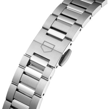 Montre TAG Heuer Carrera automatique index diamants or rose cadran vert bracelet acier 36 mm WBN2317.BA0001