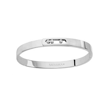 Bracelet Messika Bangle Move Noa or blanc et diamants