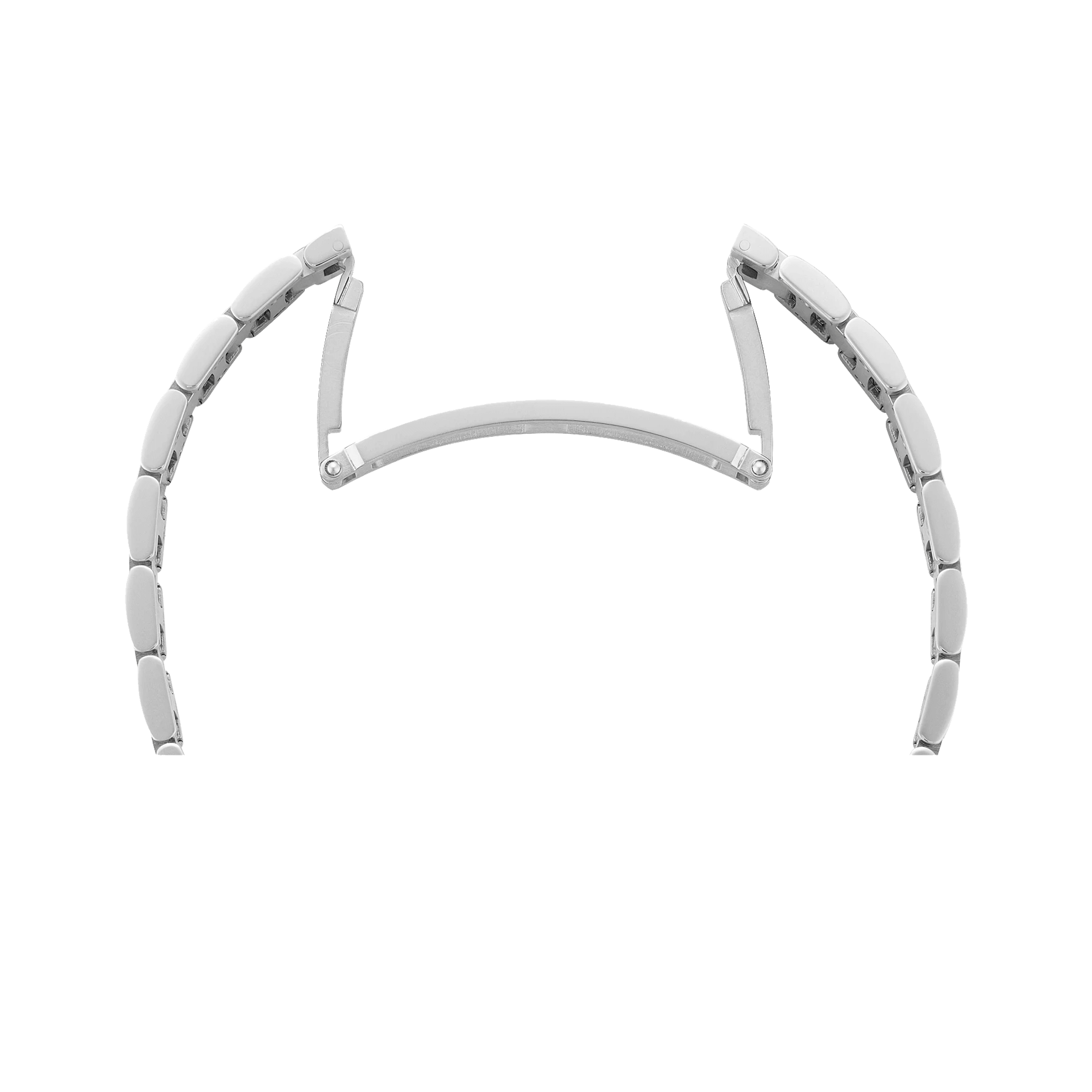 Montre Chopard Happy Sport quartz cadran blanc bracelet acier 36 mm 278582-3002