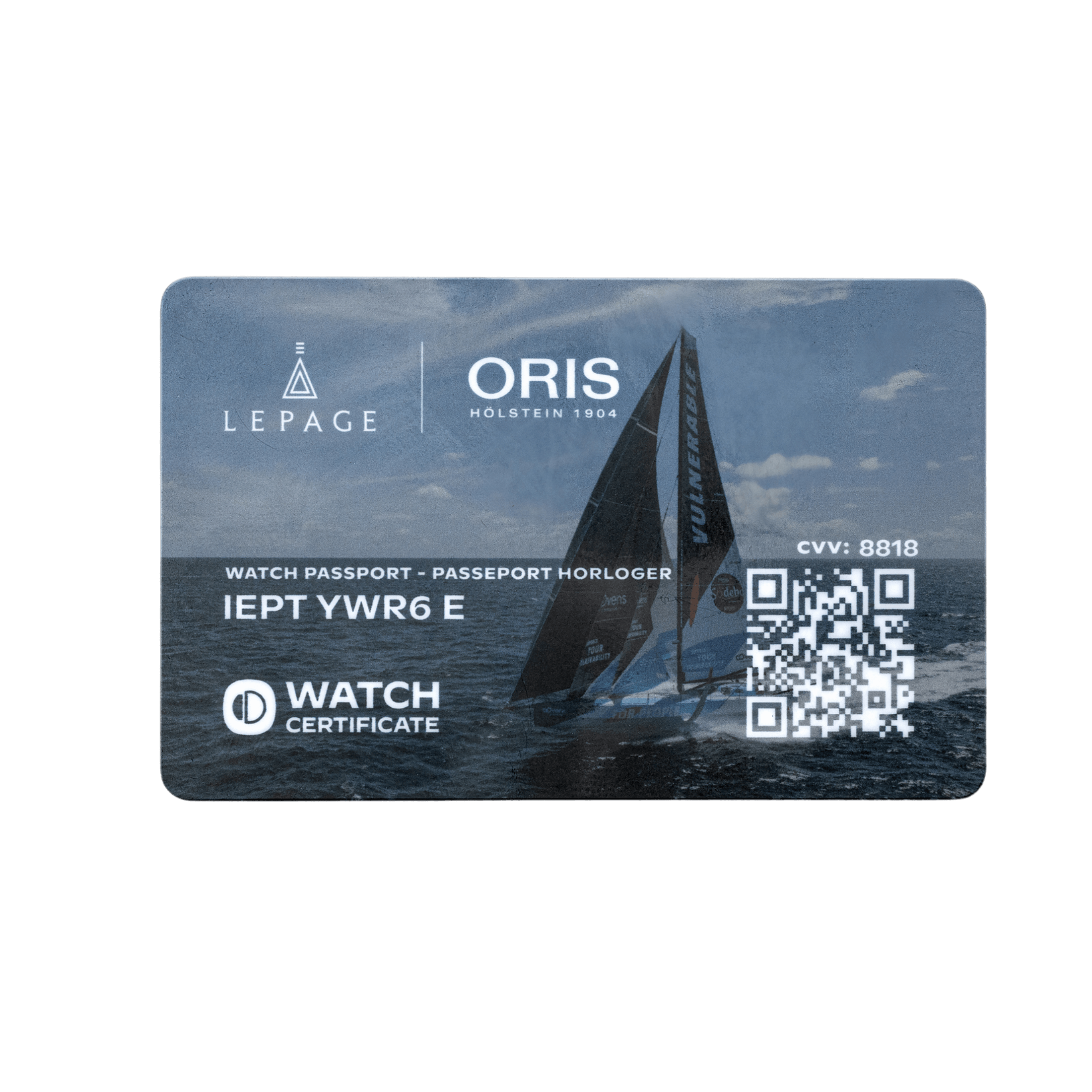 Watch Certificate x Oris x Lepage "TR Racing"