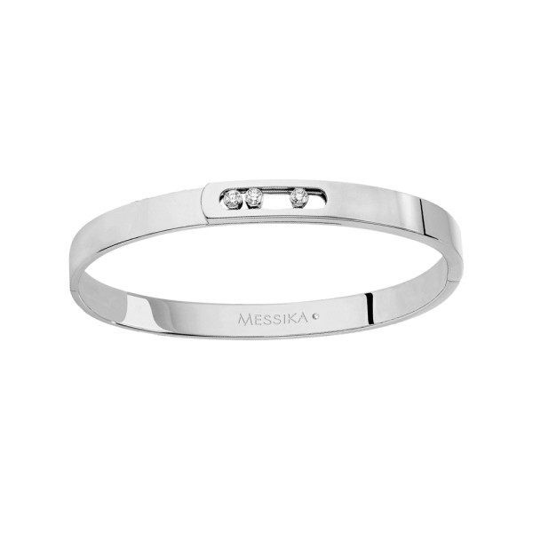 Bracelet Messika Bangle Move Noa or blanc et diamants
