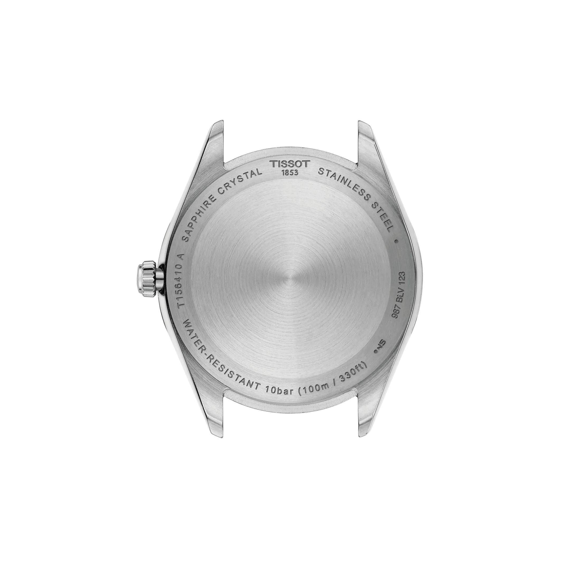 Montre Tissot T-Classic Ballade quartz cadran bleu bracelet acier et pvd or rose 40 mm T156.410.22.041.00